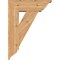Ekena Millwork Traditional Traditional Smooth Bracket w/ Offset Brace, Western Red Cedar, 7 1/2"W x 22"D x 30"H BKT0806X22X30TRA01SWR - alternate 4